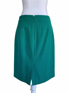 J. Crew Green Pencil Skirt, 6
