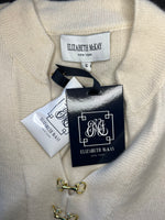 Load image into Gallery viewer, Elizabeth McKay Ivory Cashmere Tunic Sweater with Tags, Small
