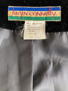 Bryn Connelly Vintage Black Velvet Blazer, 8