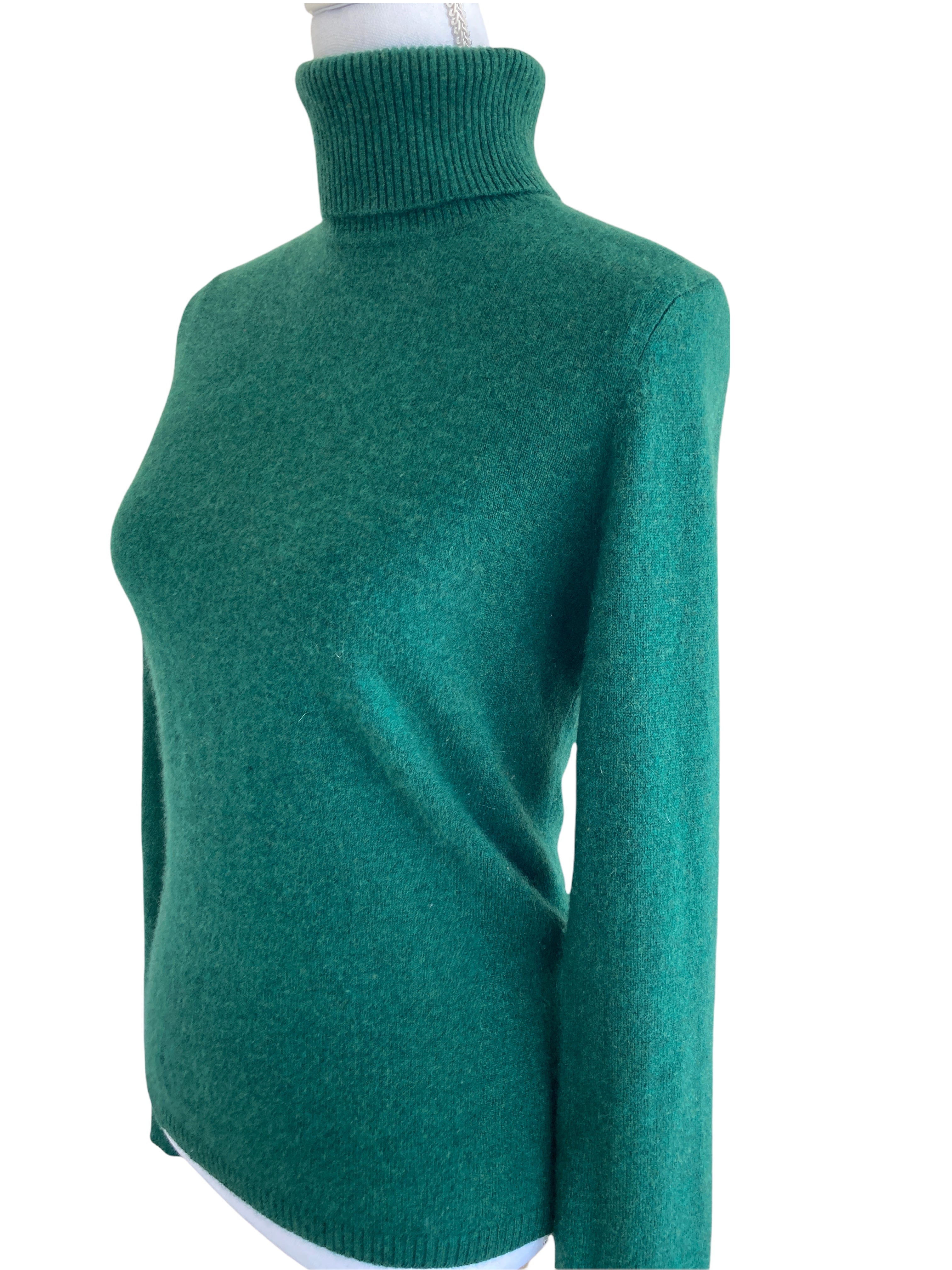 Uniqlo Green Cashmere Sweater, S