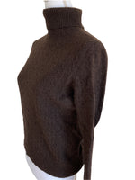 Load image into Gallery viewer, Tweeds Brown Cashmere Sweater, L
