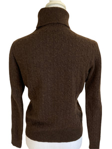 Tweeds Brown Cashmere Sweater, L