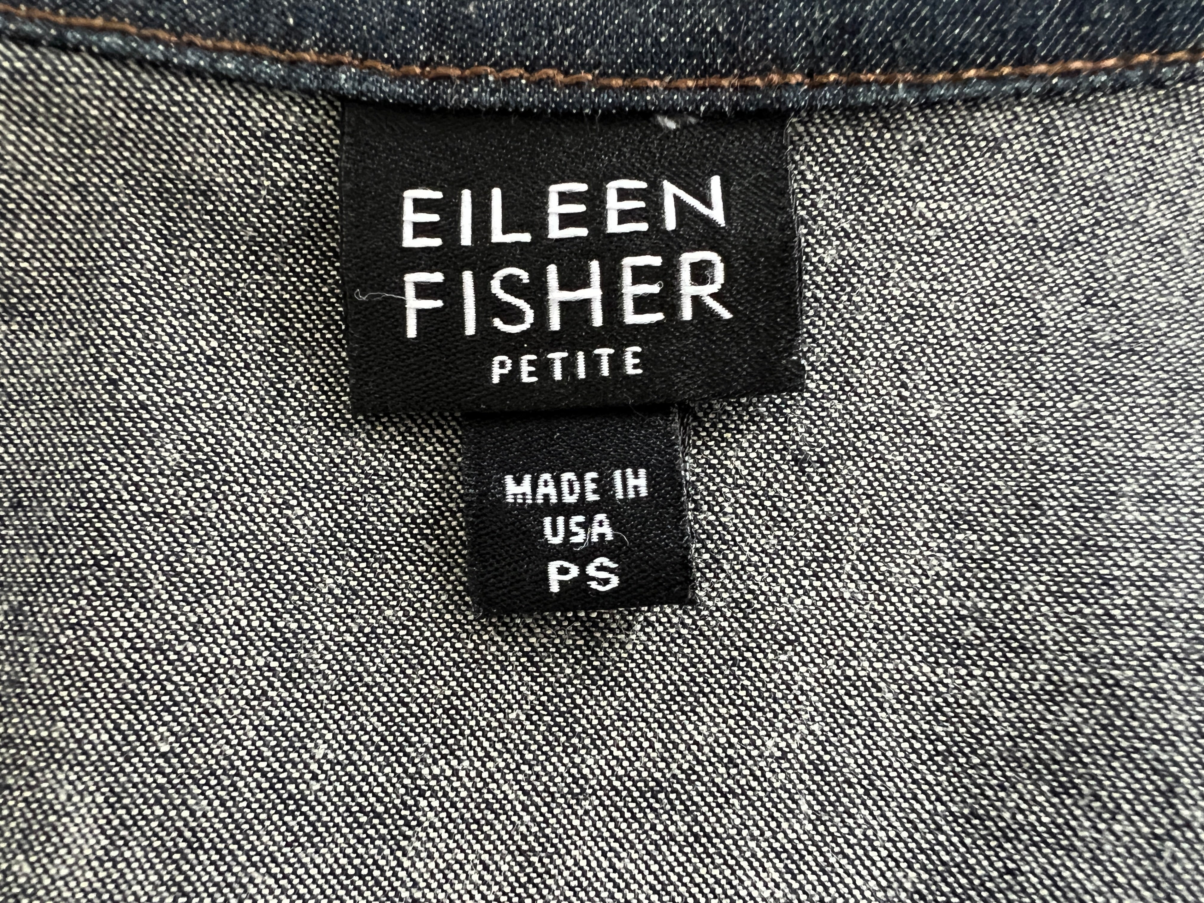Eileen Fisher Stretch Denim Petite Jacket, PS