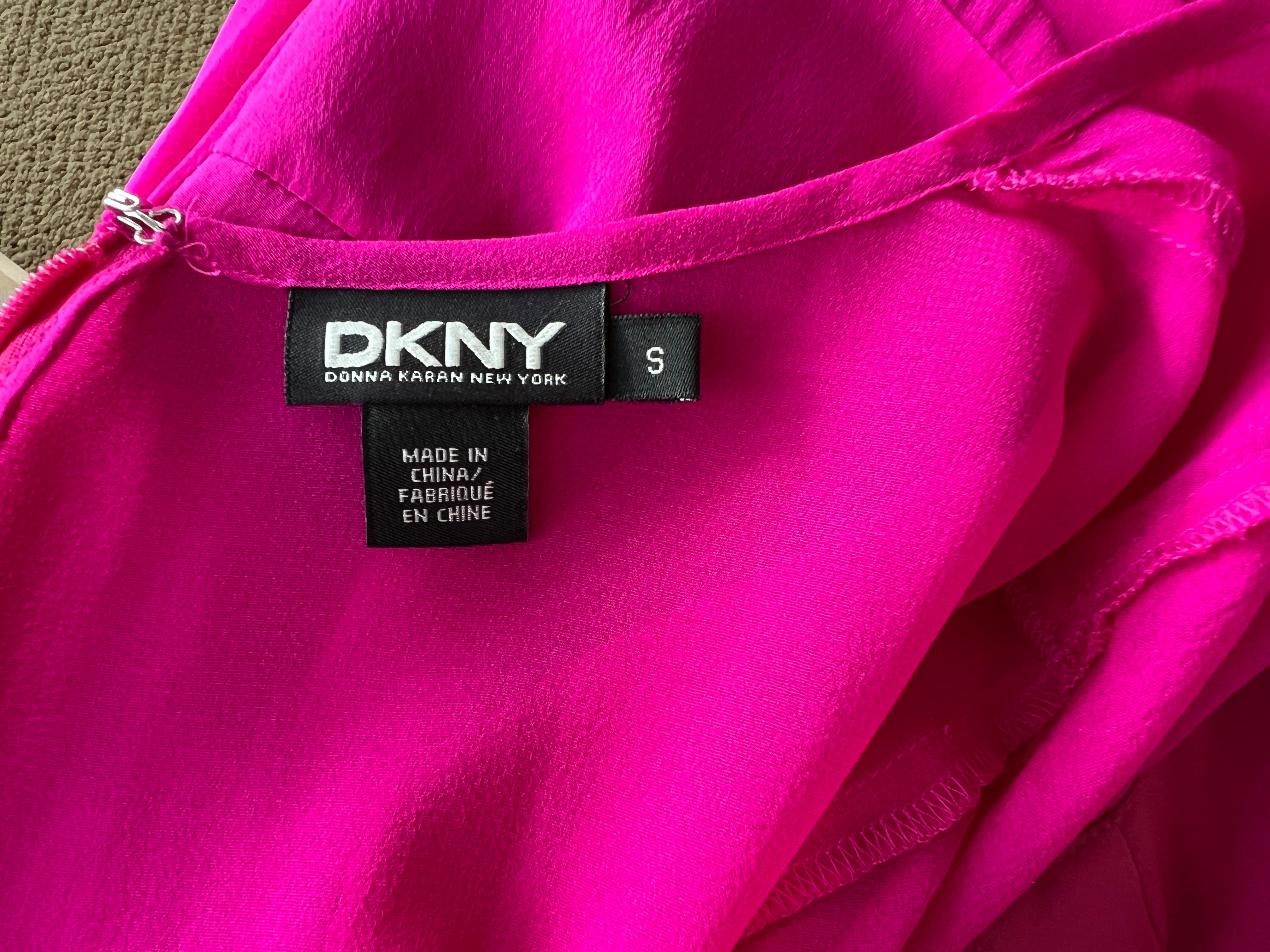 DKNY Hot Pink Dress, S