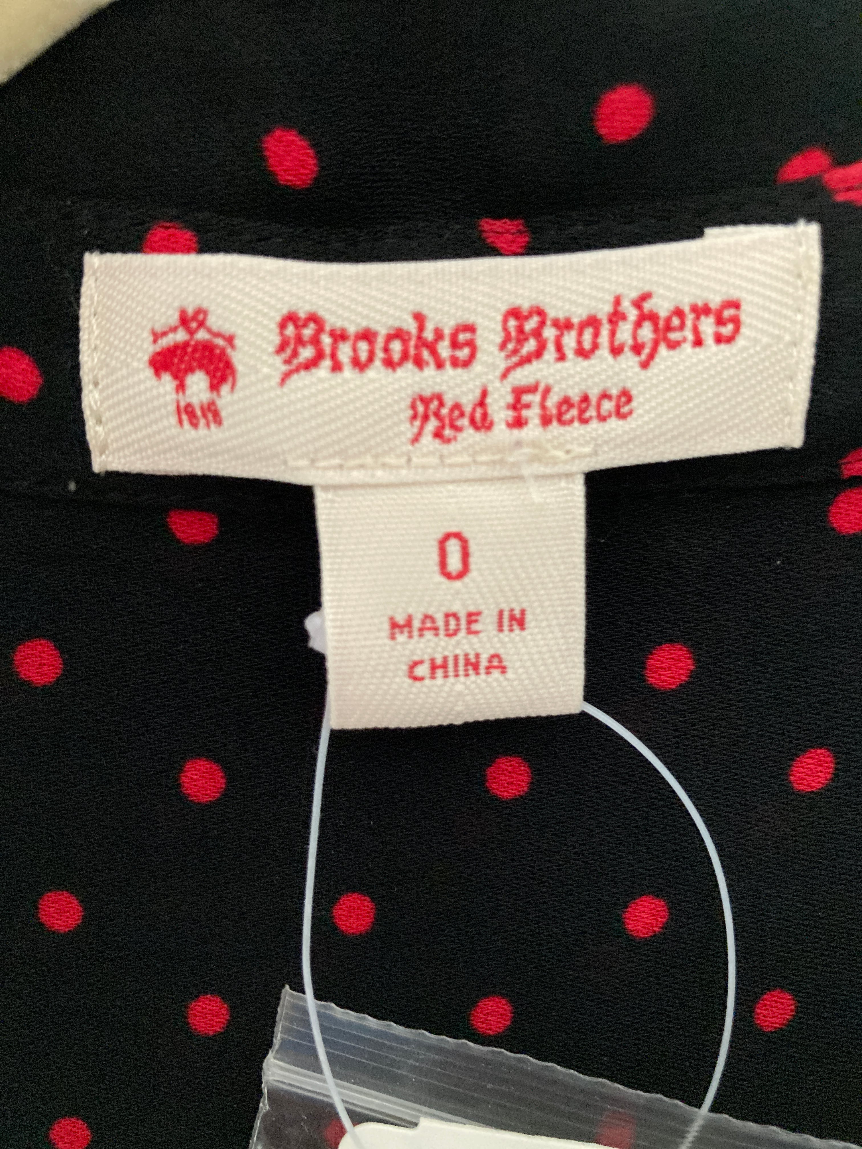 Brooks Brothers "Red Fleece" Blouse, 0