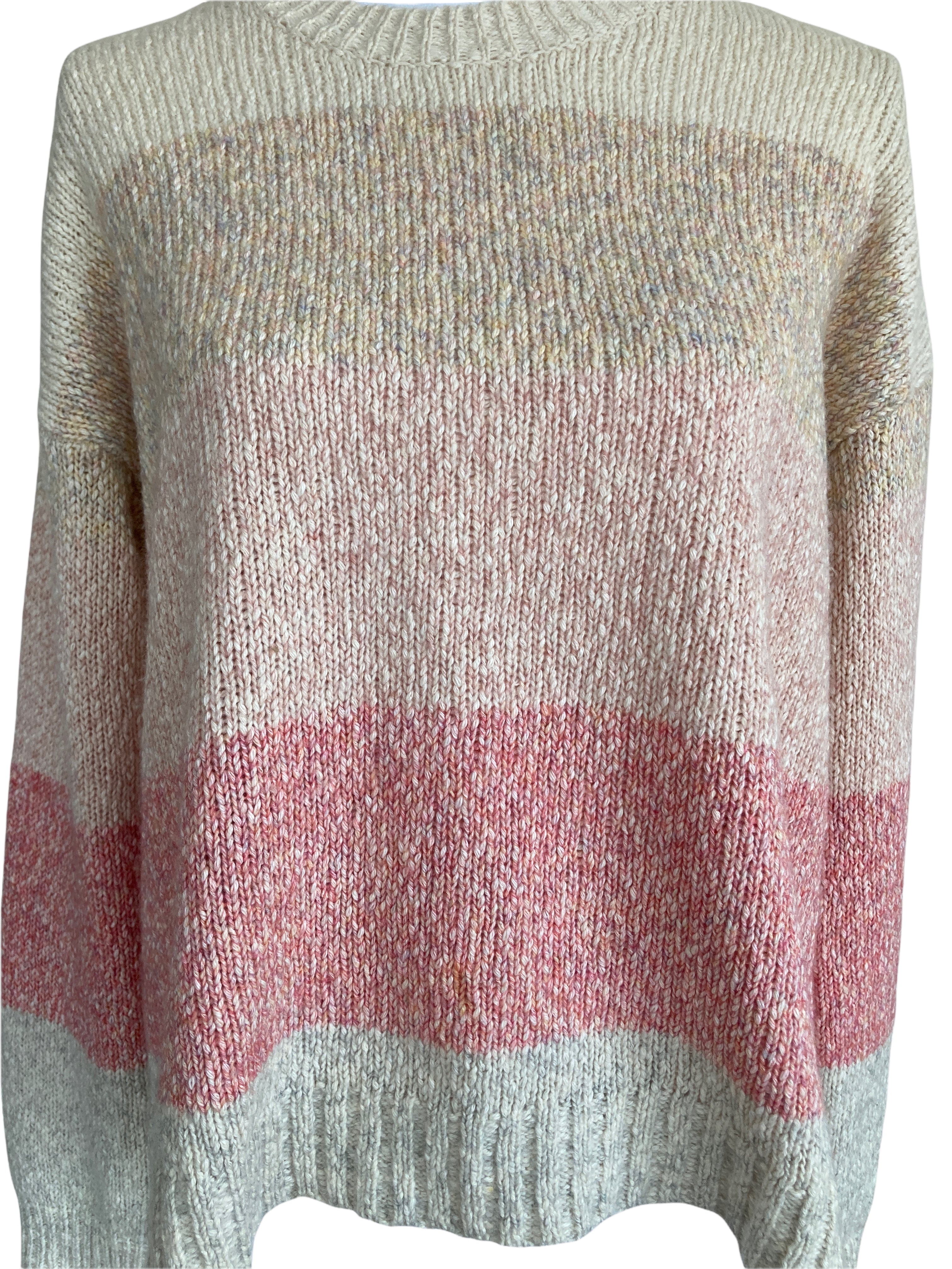 Splendid Cotton Blend Striped Sweater, S