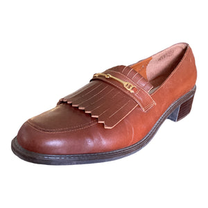 Etienne Aigner Brown Loafer Shoes, 9