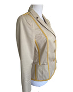 Load image into Gallery viewer, Akris Punto Tan and Yellow Blazer, 8
