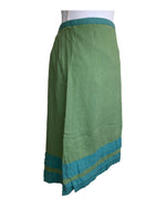 Load image into Gallery viewer, Boden Green Linen Skirt, 16
