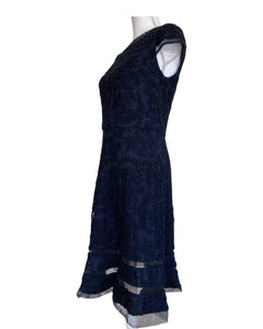 Adrianna Papell Navy Blue Dress, 6