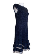 Load image into Gallery viewer, Adrianna Papell Navy Blue Dress, 6
