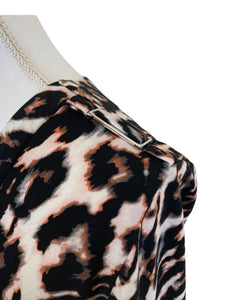 Calvin Klein Wrap Animal Print Dress, 6