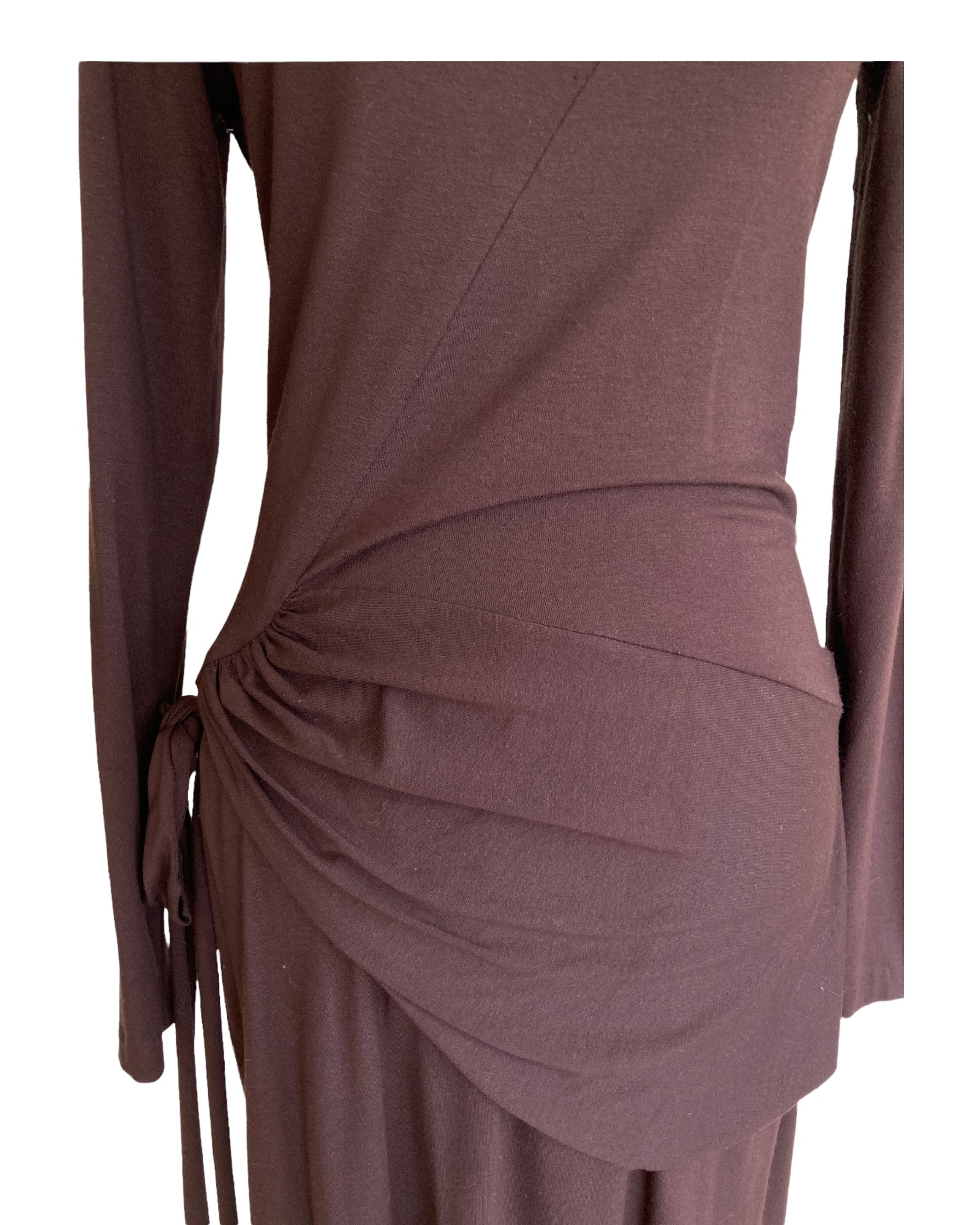 Nicole Miller Brown Jersey Dress, M Second Serve Resale Nicole Miller Brown Jersey Dress, M Second Serve Resale