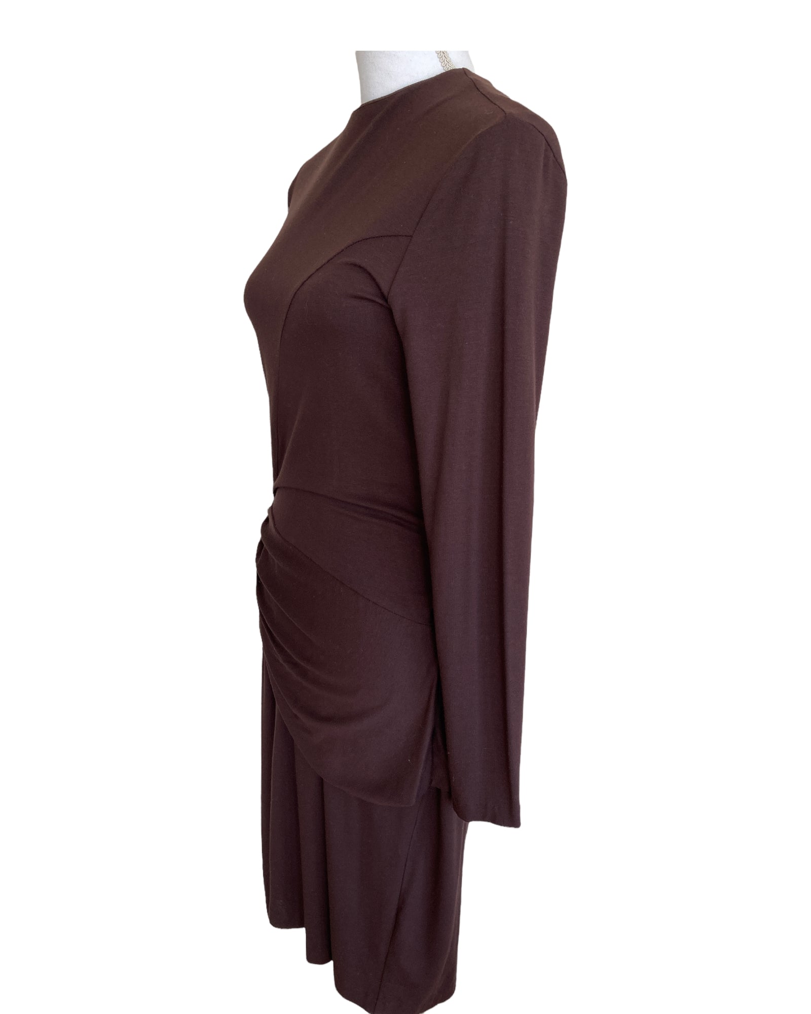 Nicole Miller Brown Jersey Dress, M Second Serve Resale Nicole Miller Brown Jersey Dress, M Second Serve Resale