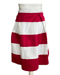 Elizabeth McKay Hot Pink Striped Skirt, 10