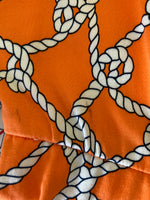 Load image into Gallery viewer, Julie Brown Orange Print Dress, 12
