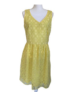 Load image into Gallery viewer, Uttam Boutique Yellow Lace Dress, 10
