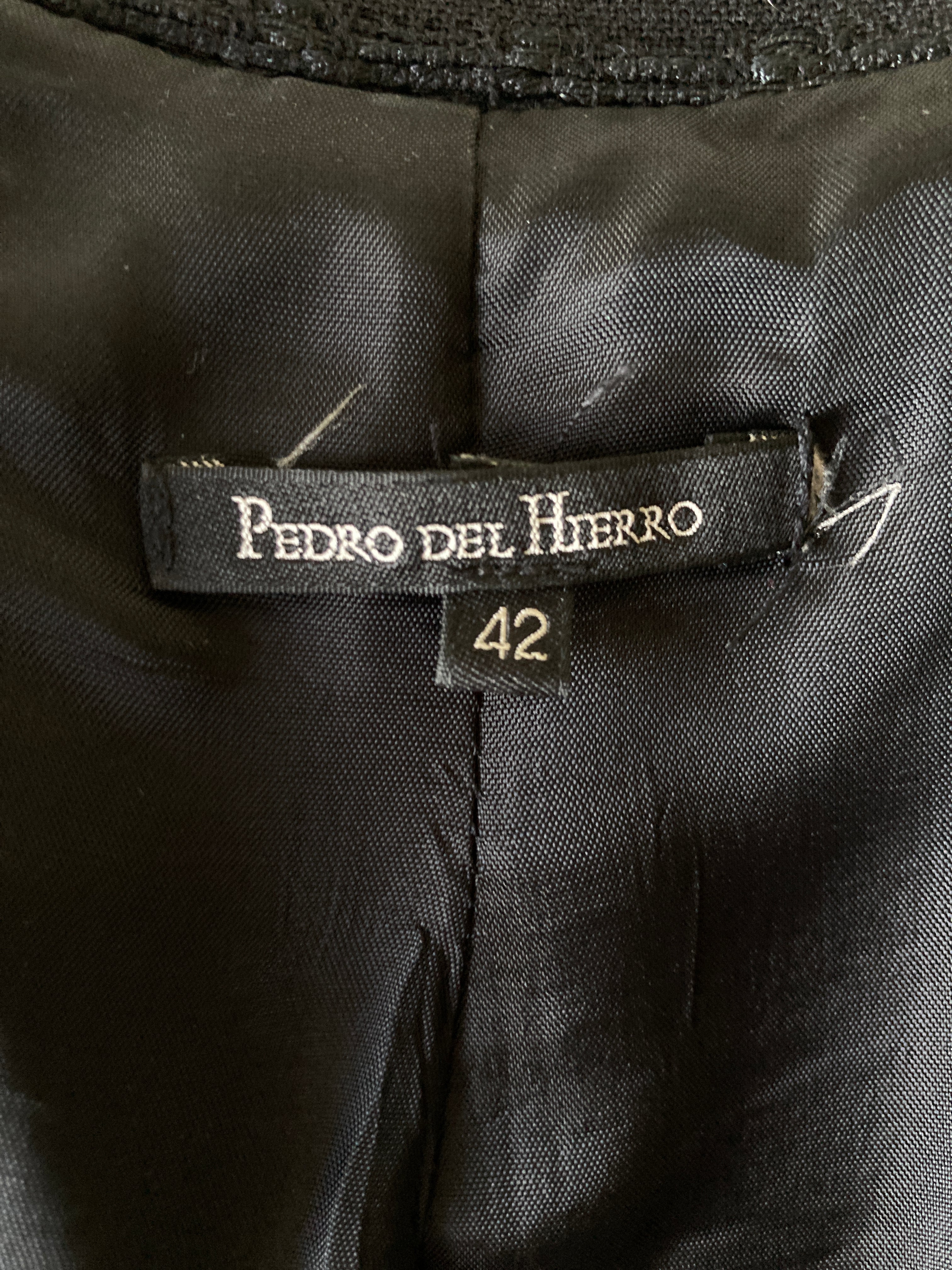 Pedro del Hierro Black Suit, M