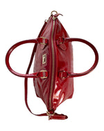 Load image into Gallery viewer, Dooney &amp; Bourke Red Patent Leather Satchel Bag
