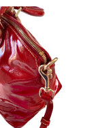 Load image into Gallery viewer, Dooney &amp; Bourke Red Patent Leather Satchel Bag
