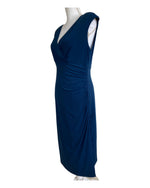 Load image into Gallery viewer, London Times Navy Stretch Dress, 10
