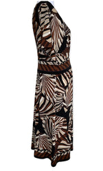 Load image into Gallery viewer, Jones New York Brown Print Stretch Dress, 16
