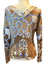 Load image into Gallery viewer, Emilio Pucci V Neck Blouse, 14
