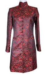 Load image into Gallery viewer, Richard K Tsao Black and Red Silk Jacket, M
