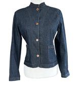 Load image into Gallery viewer, Eileen Fisher Stretch Denim Petite Jacket, PS
