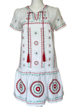 Load image into Gallery viewer, Tyler Böe &quot;Poppy Taylor&quot; Embroidered Cotton Dress, XS
