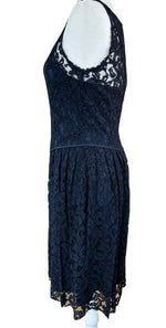 Load image into Gallery viewer, Theory Navy Lace Dress, 10
