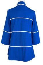Load image into Gallery viewer, Sara Campbell Blue Swing Coat, 8
