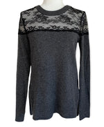 Load image into Gallery viewer, Robert Rodriguez Cashmere &amp; Lace Sweater (Neiman Marcus), M
