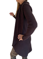 Load image into Gallery viewer, Worth Chocolate Wrap Sweater, P
