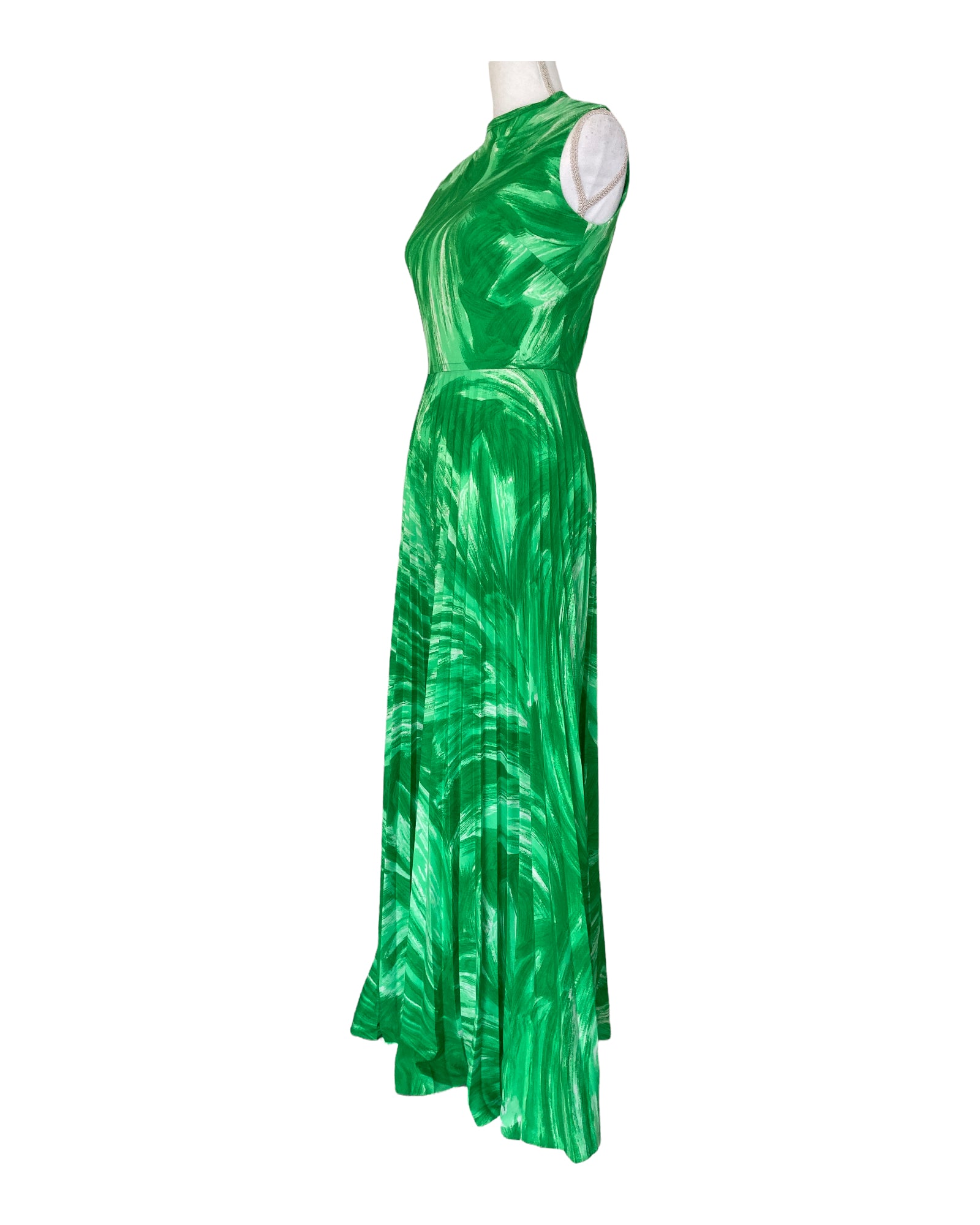 Nancy Greer Vintage Green Floor Length Jacket and Dress, S