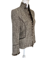 Load image into Gallery viewer, Lafayette 148 Tweed Blazer with Belt, 2
