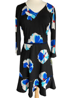 Load image into Gallery viewer, Taylor Black/Floral Dress, 10
