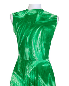 Nancy Greer Vintage Green Floor Length Jacket and Dress, S